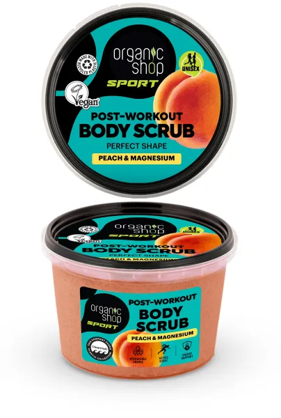 Exfoliante corporal post-entrenamiento para una piel perfecta 250 ml, Organic Shop