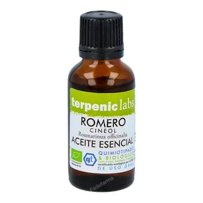 Aceite esencial de romero cineol BIO 30 ml, Terpenic