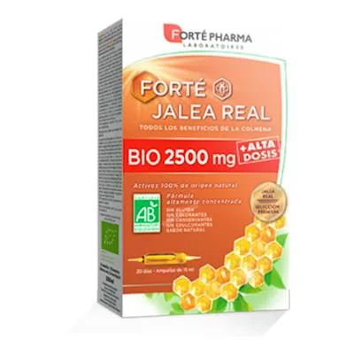 Forte jalea real 2500 mg BIO 20 ampollas, Forte Pharma