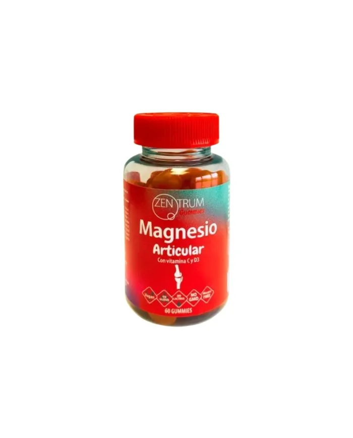 Magnesium joints vitamin C+D3 60 gummies, Zentrum