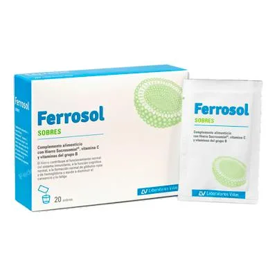 Ferrosol 20 sobres, Ferrosol