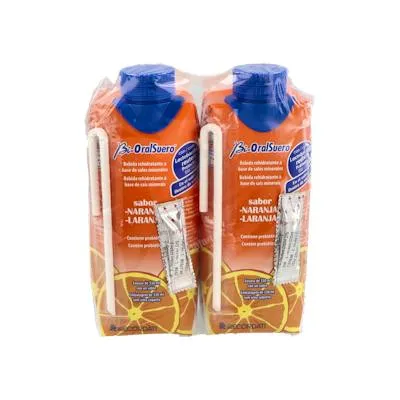 Bioralsuero naranja 2 x 330 ml, Casen