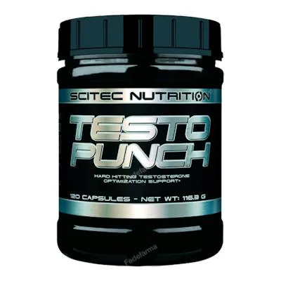 Testo punch 120 cápsulas, Scitec Nutrition