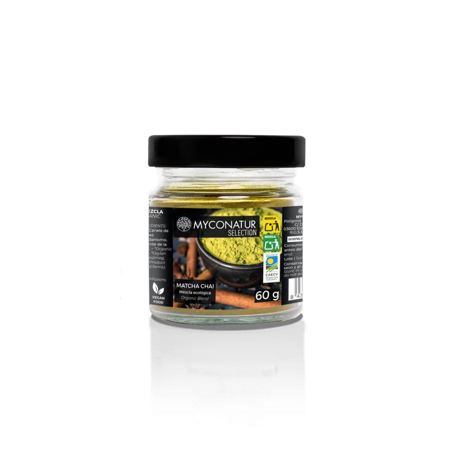 Té matcha chai 60 g, Myconatur