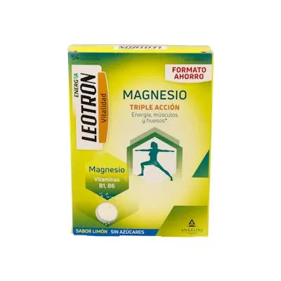 Magnesio 54 comprimidos efervescentes, Leotron