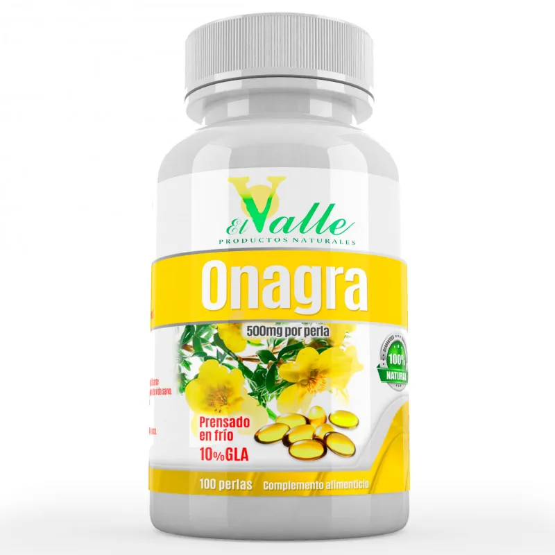 Onagra 500 mg 100 perlas, El Valle
