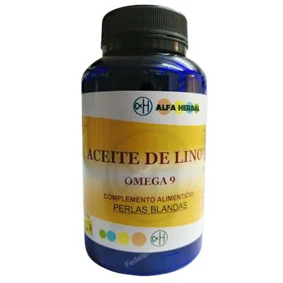 Aceite de lino (perlas 1.000 mg), Alfa Herbal