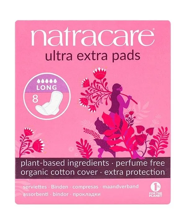 Compresa Ultra Extra Larga 8 uds., Natracare