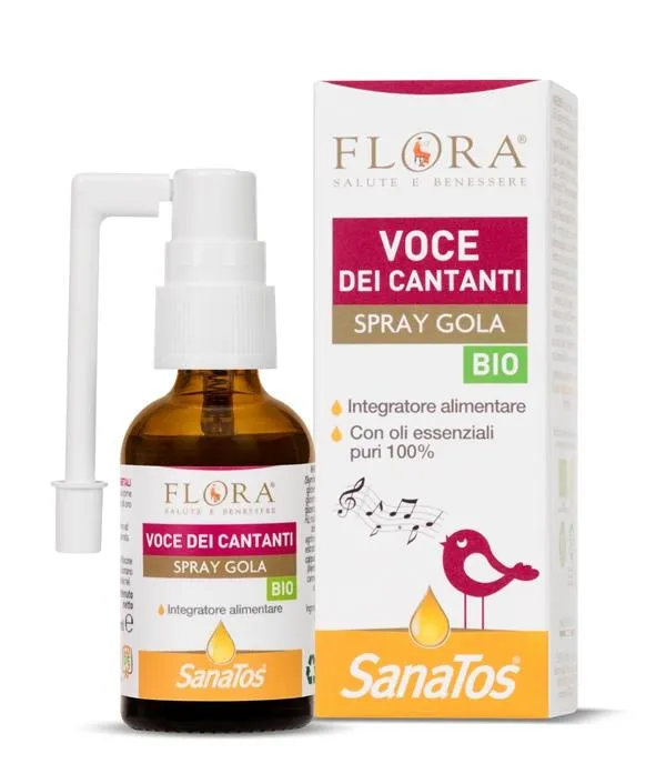 Spray oral Voz do cantor. Calmante garganta e afonia 25 ml, Flora
