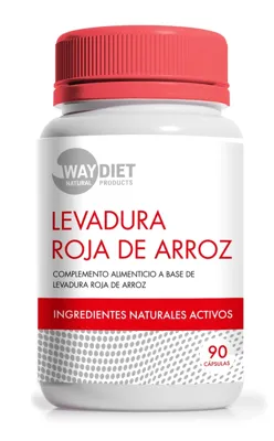 Levadura Roja de Arroz 90 cápsulas, Waydiet