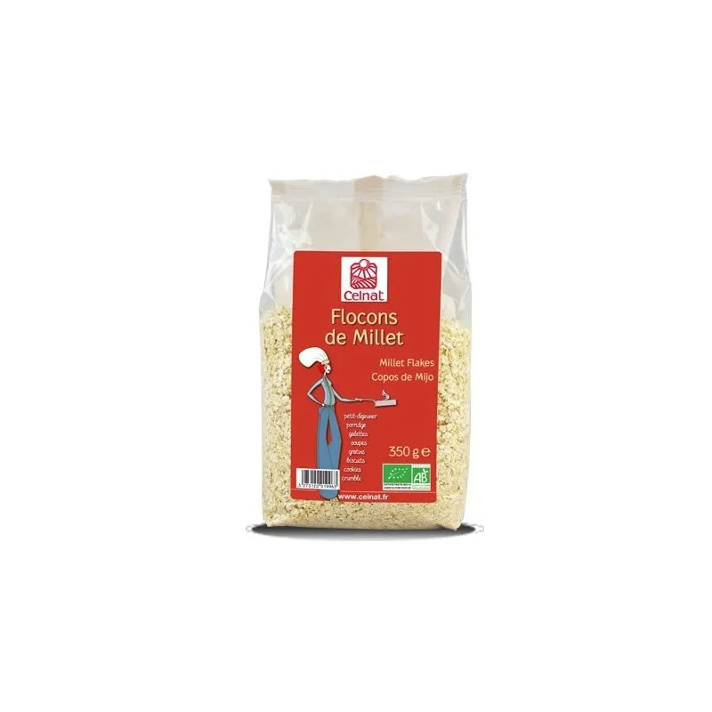 Copos de mijo 350 g, Celnat