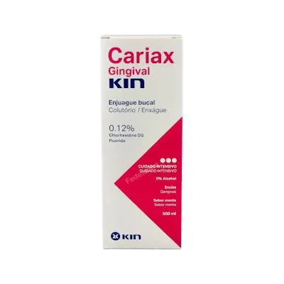 Cariax gingival colutorio clorhexidina 0,12 500 ml, Kin