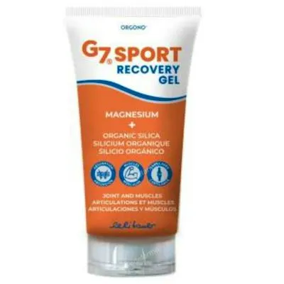 G7 sport recovery gel con magnesio 150 ml, Silicium