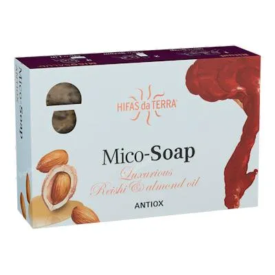 Mico-soap reishi-aceite almendras 150 g, Hifas Da Terra