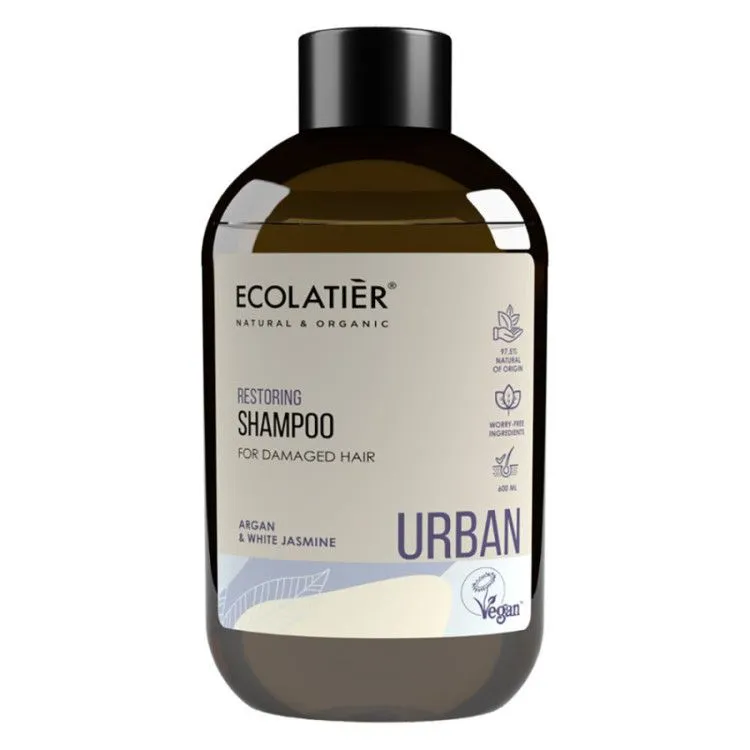 Restaurierendes Shampoo für geschädigtes Haar mit Argan und Jasmin, Ecolatier