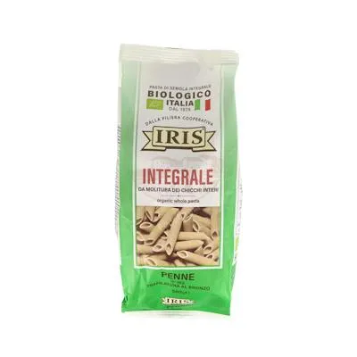 Macarrones de trigo duro integral BIO 500 g, Iris