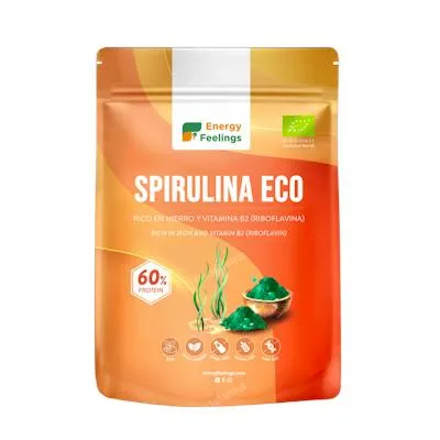Espirulina polvo BIO 1 kg, Energy Feelings