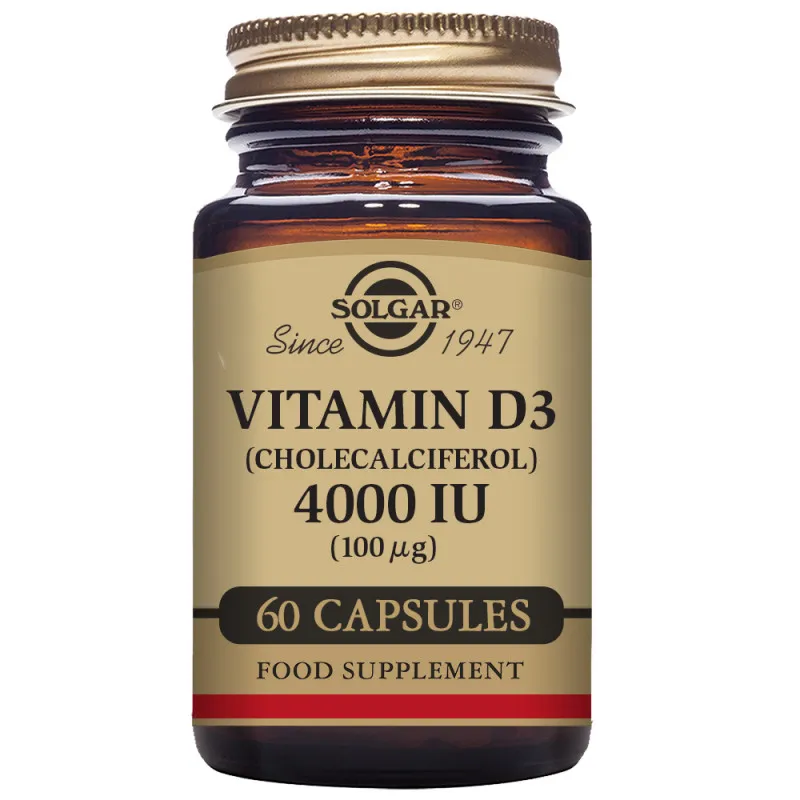 Vitamina d3 4000 60cp, Solgar