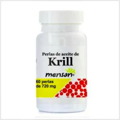 Aceite de krill 720 mg 60 perlas, Mensan