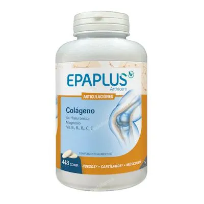 Epaplus colágeno+hialurónico+magnesio 448 comprimidos, Epa Plus