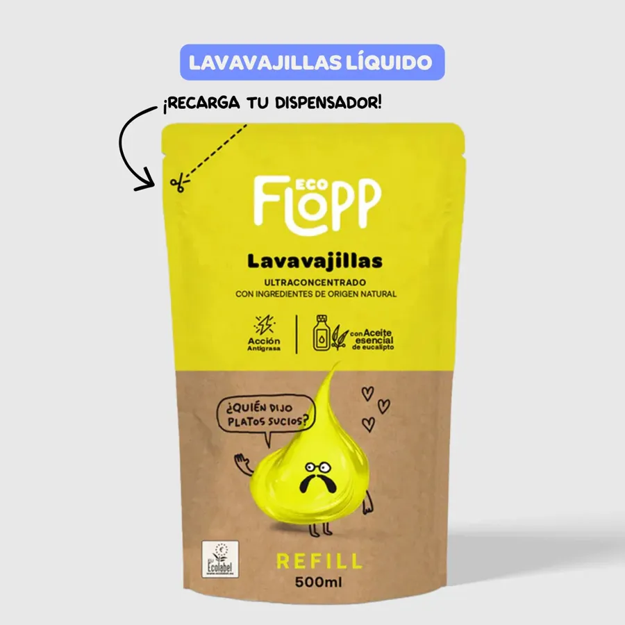 Ultra concentrated dishwasher refill BIO, Flopp