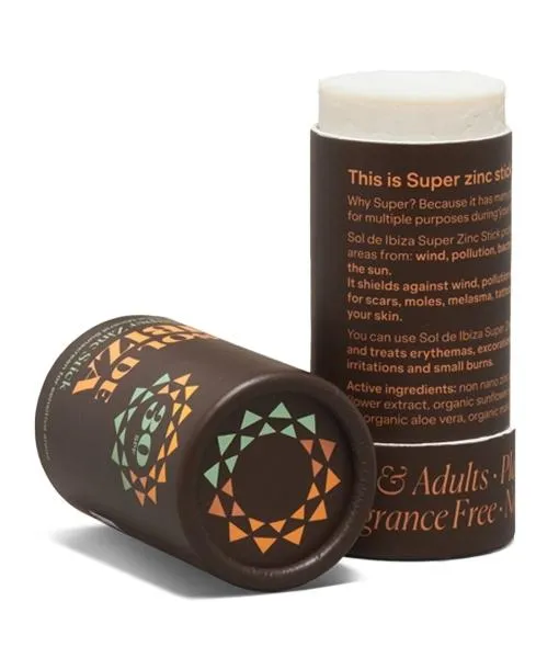 Mineral sunscreen stick SPF30 - Plastic-free, Sol De Ibiza