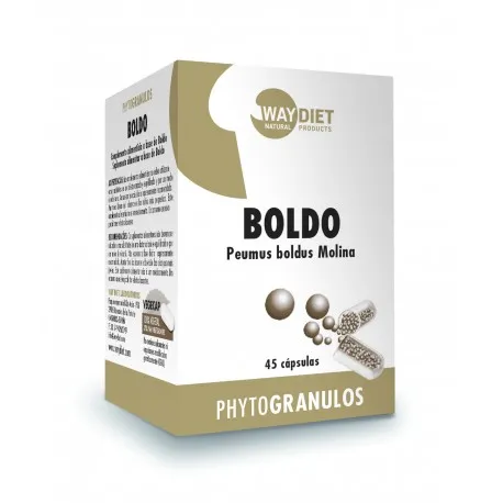 Boldo De 400 mg 45 cápsulas, Waydiet