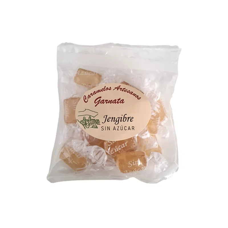 Caramelos jengibre sin azúcar 100 g, Garnata