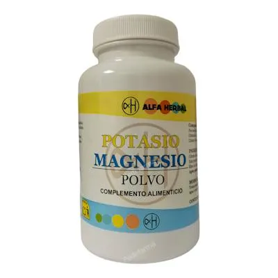 Potasio magnesio (polvo ) 200 g, Alfa Herbal