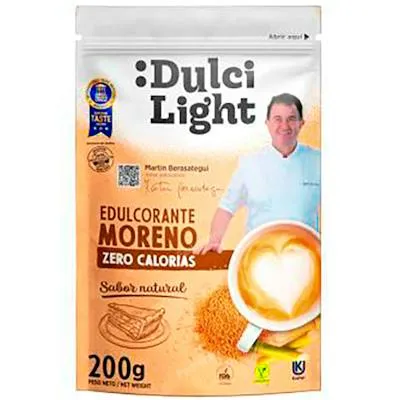 Brown Sugar Sweetener Zero 200 g, Dulcilight