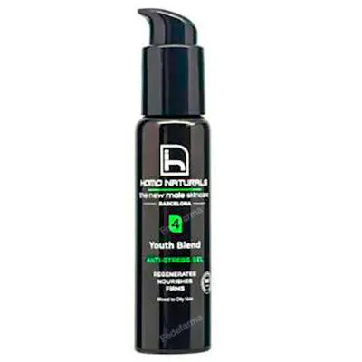 4 youth blend gel Anti-stress piel mixta-grasa 100 ml, Homo Naturals