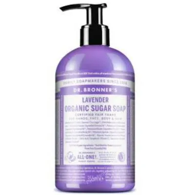 Jabón de azúcar lavanda 355 ml, Dr. Bronner´s