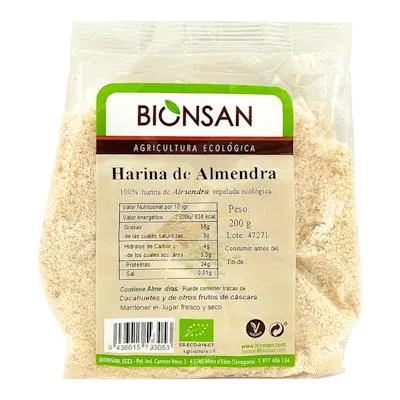 Harina de almendra proximidad 200 g, Bionsan