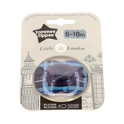 Chupete little london sili redon 6-18 M 1 un nino, Tommee Tippee