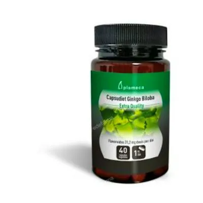 Ginkgo biloba capsudiet 40 cápsulas, Plameca
