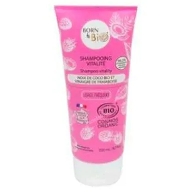Vitality coconut and raspberry vinegar shampoo ORGANIC 200 ml, Born To Bio