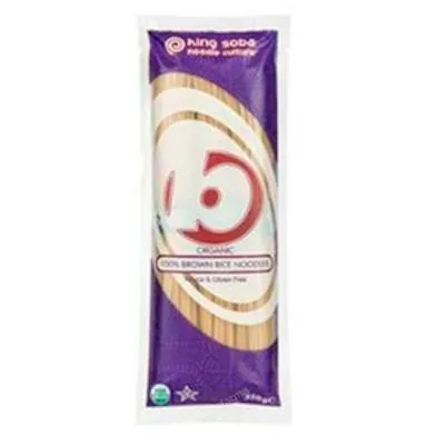 Noodles arroz integral sin gluten BIO 250 g, King Soba