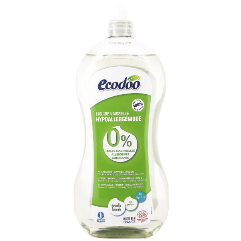 Hypoallergenic hand dishwashing liquid 0% 1 l, Ecodoo