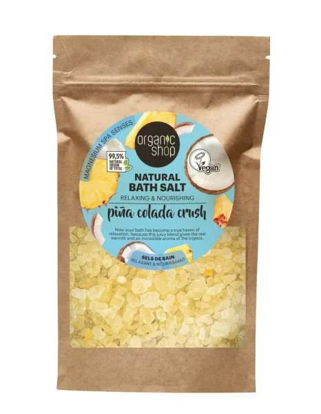 Sales de baño naturales «piña colada crush» 500 g, Organic Shop
