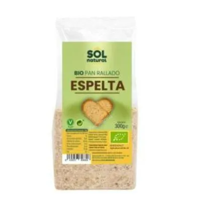 Pan rallado de espelta BIO 300 g, Solnatural