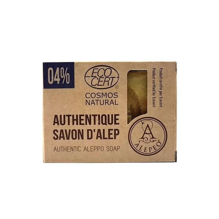Pastilla jabón Alepo 04% EcoCert, Alepeo