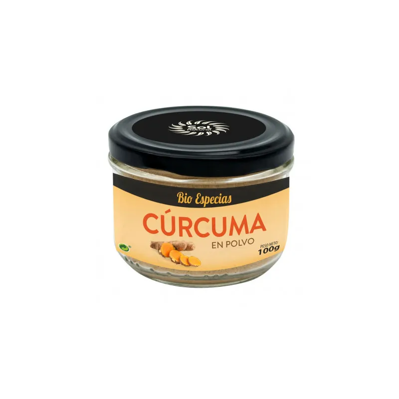 Cúrcuma polvo BIO 100 g, Sol Natural