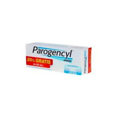 Control 20% gratis dentífrico 2 x 125 ml, Parogencyl