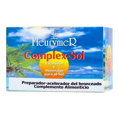 Complex sol vitaminas+minerales para el sol 60 cápsulas, Fleurymer