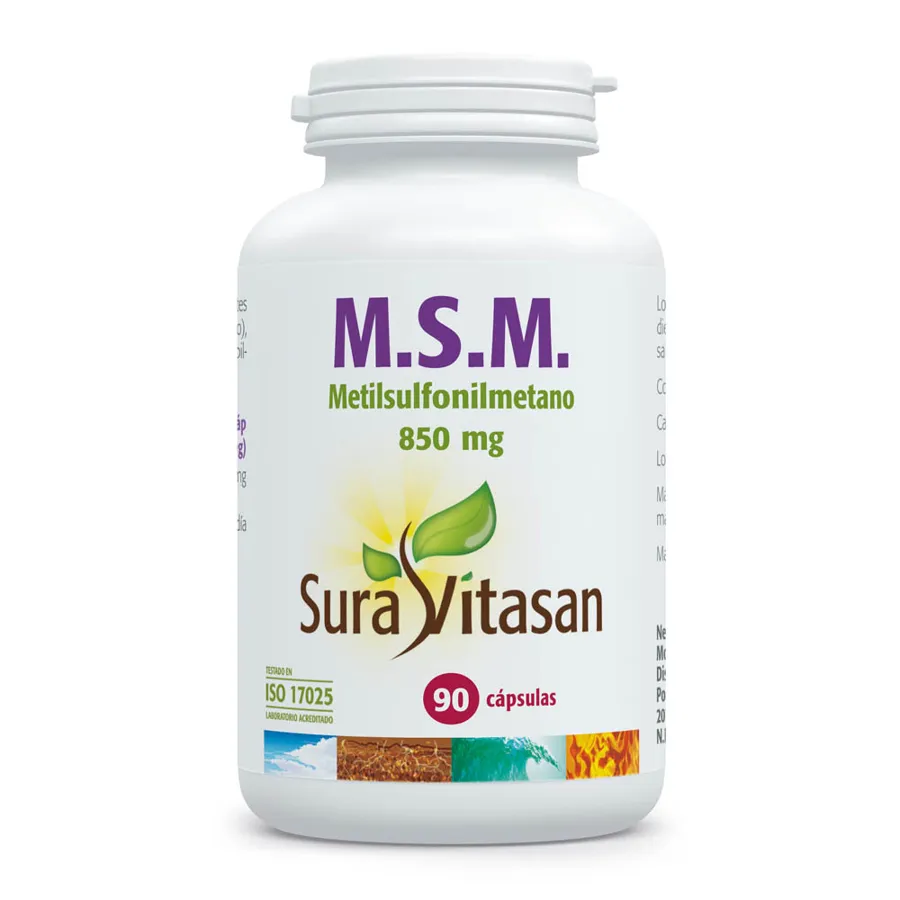 M. S. M. (metil sulfonil metano) 90 cápsulas, Sura Vitasan