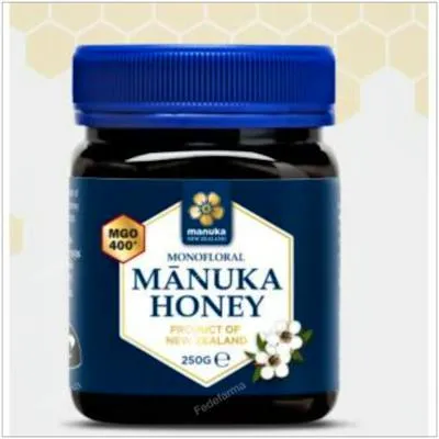 Raw Manuka honey MGO 400+ monofloral 250 g, Manuka New Zealand