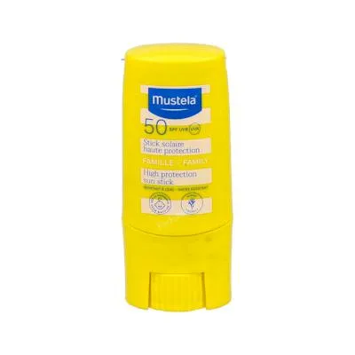 Stick solar SPF50 familia 9 ml, Mustela