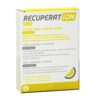 Suero oral sabor limón 4 sobres, Recuperat-ion