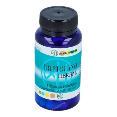 L-triptofano herbal 60 cápsulas, Alfa Herbal