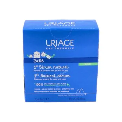 Bebe suero fisiologico 15 x 5 ml, Uriage